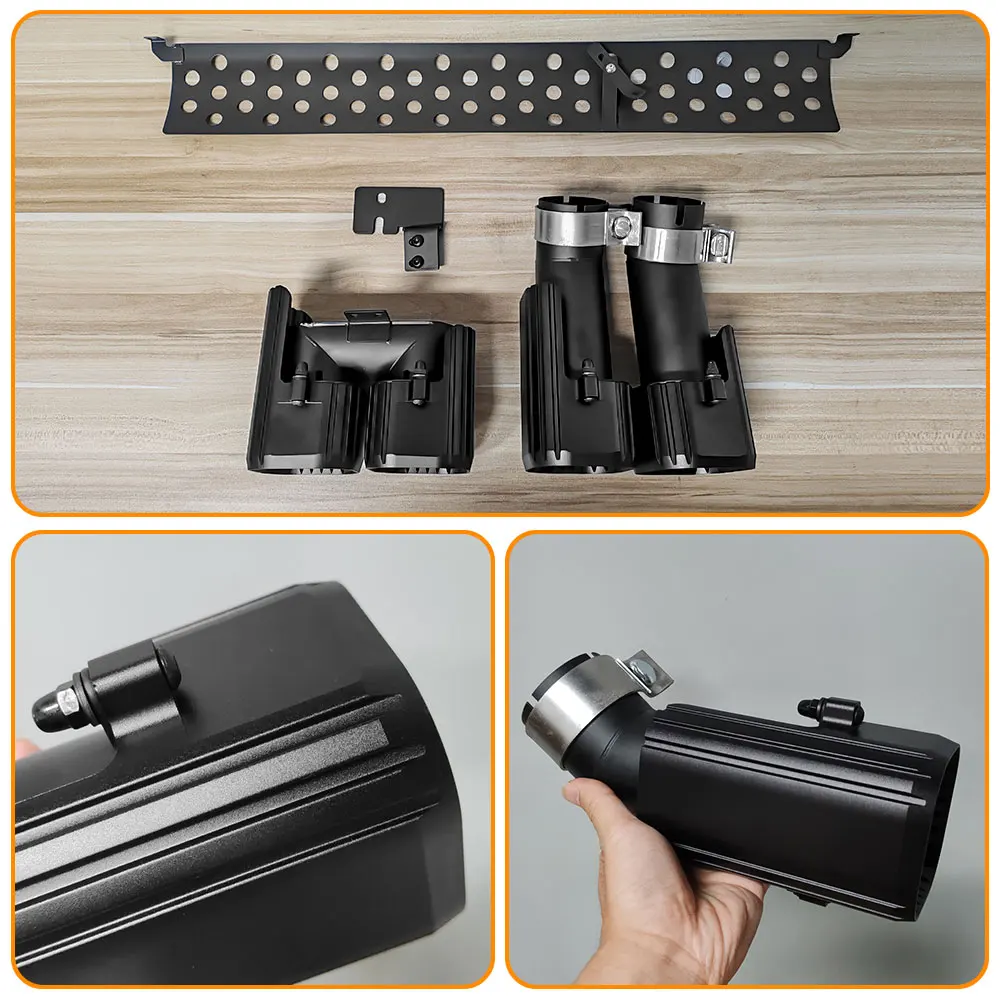 Exhaust Pipe for Land Rover Defender 20-25 Rear Exhaust Tip Tail Pipe Stainless Steel Outlet Muffler Tip diesel oil