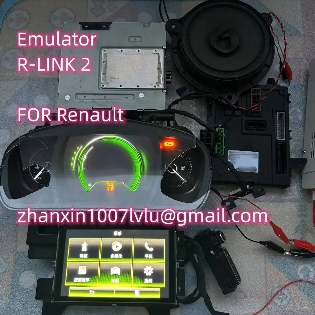 Emulator For R-LINK 2 Test Platform Renault kadjar Koleos Megane Car Radio Test Bench Tools