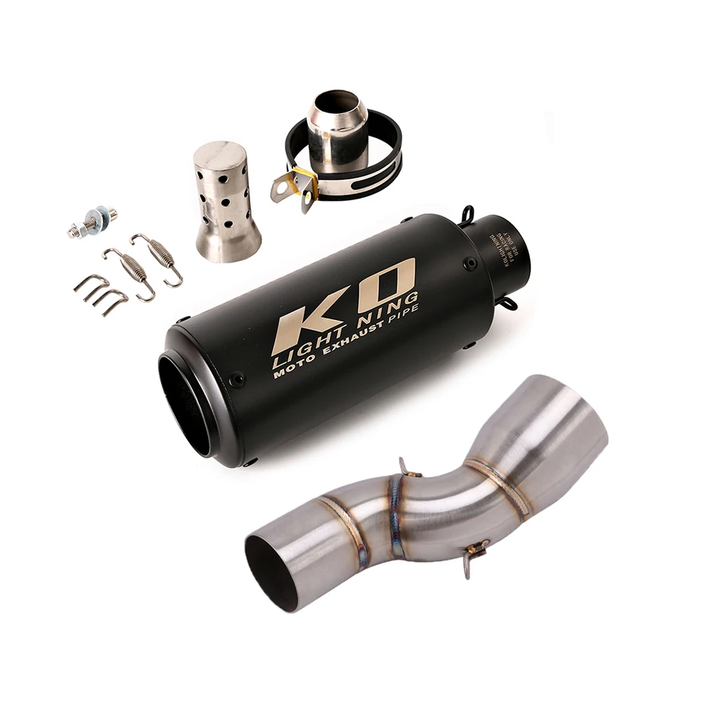 

Motorcycle Exhaust Escape System Middle Link Pipe Tube Muffler Stainless Steel Slip On For Honda CBR1000RR 2017-2025