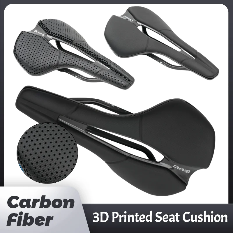 

Soft Bicycle 3d Printed Saddle Ultralight Carbon Fiber Bicycle Seat Cover Comfort Breathable Saddle Mountain Road Bike Racing