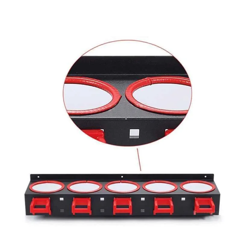 Spray Bottle Storage Rack Abrasive Material Hanging Rail Car Beauty Shop Accessory Display Auto Cleaning Tools