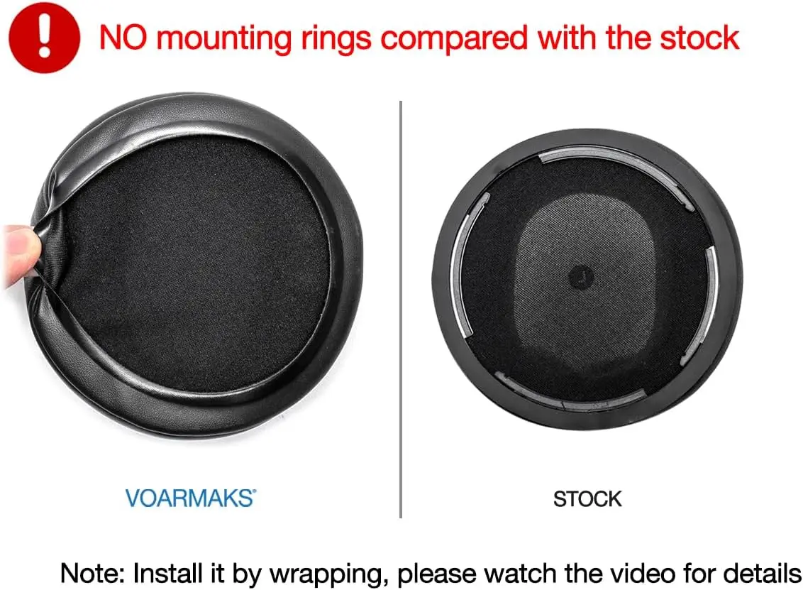 Almohadillas para los oídos de piel de cordero gruesas Extra grandes para auriculares Audeze Maxwell, cojín de repuesto de espuma viscoelástica con relleno más 2 cubiertas de micrófono