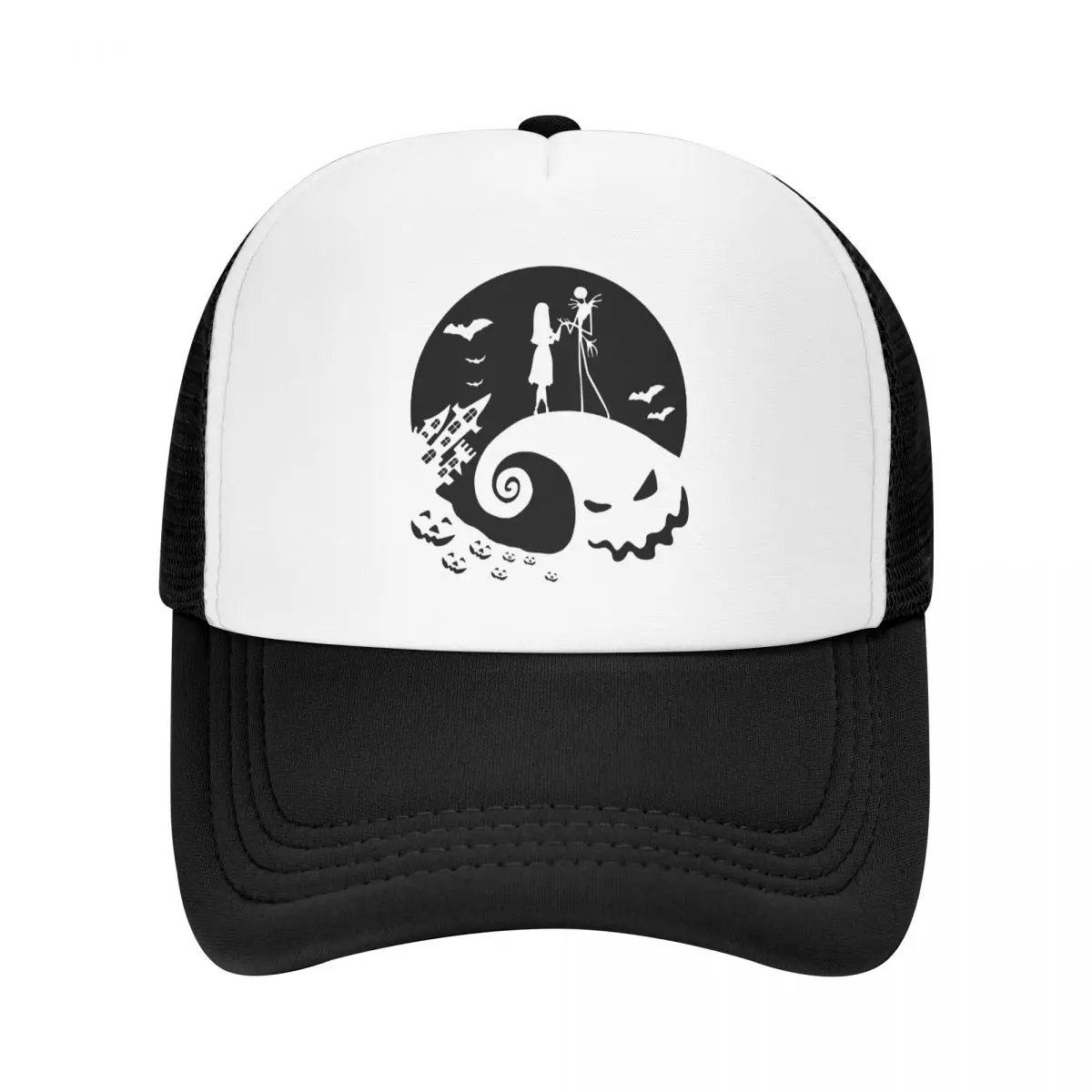 Nightmare Before Christmas Baseball Cap Hip Hop Women Men's Adjustable Halloween Movie Jack Skullington Trucker Hat Spring