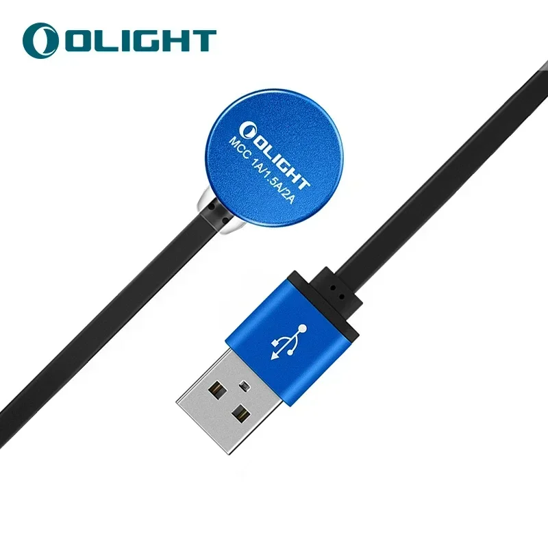 Olight MCC 1A MCC3 2A Magnetic Charger for PL-Pro/ Seeker 2 pro/ Warrior X/ S1R II/ M2R/ S2R II/ S30R III/ S1R/ S2R/ H1R/ H2R