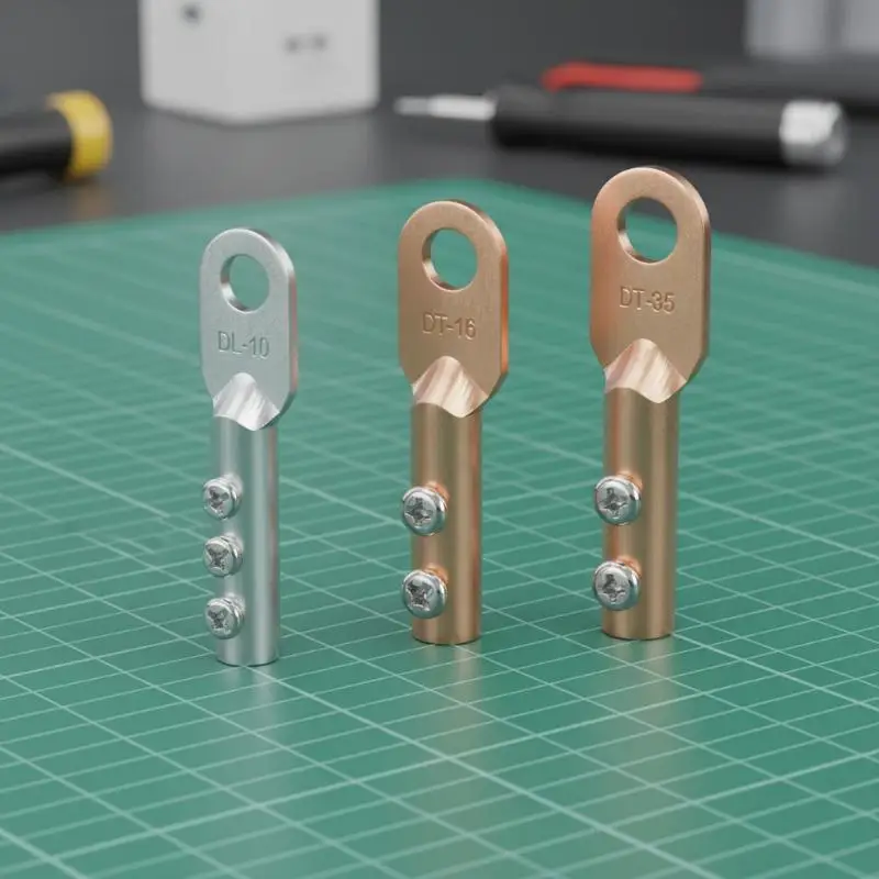 Copper Aluminum Cable Wire Lug Screw Fixed Tinned Copper Joint for Communication Base Station Line Maintenance