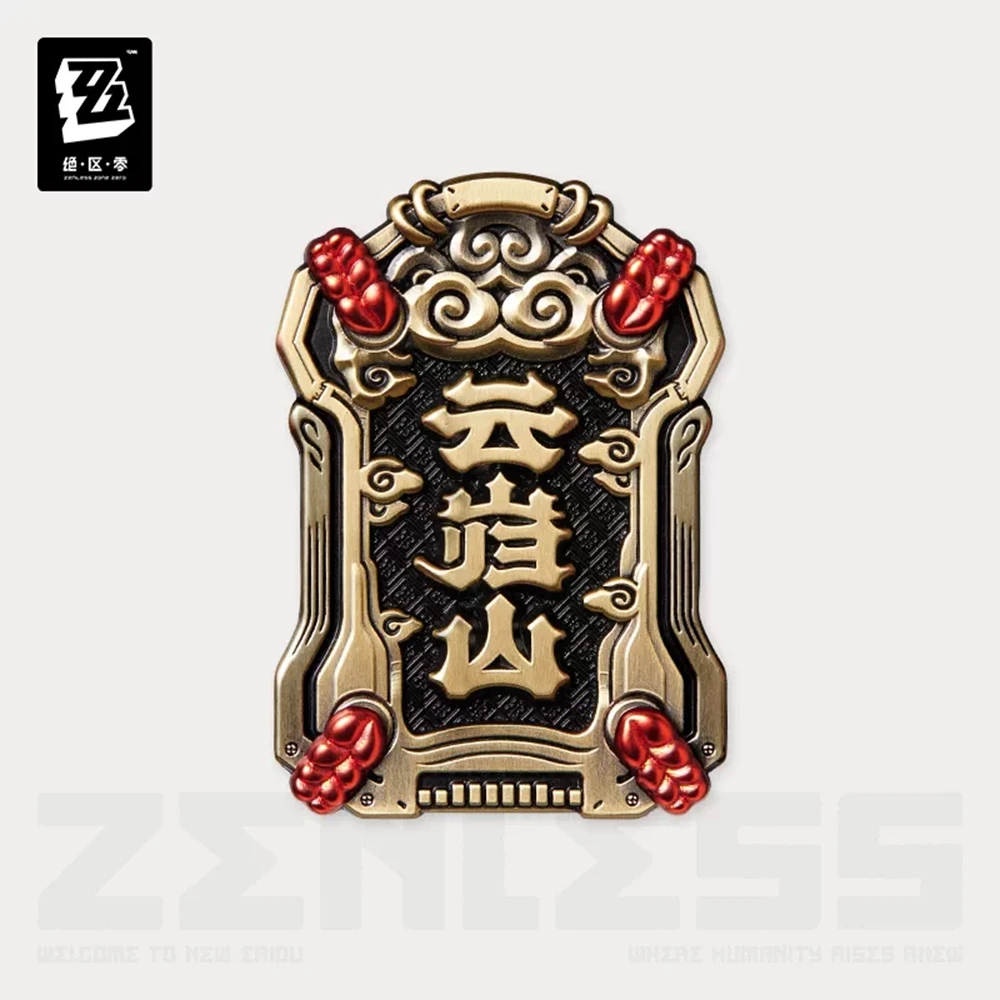 Official ZenlessZoneZero Genuine Anime Faction Series Metal Badge Holiday Cosplay Brooch Accessory Series 4 Gift 2