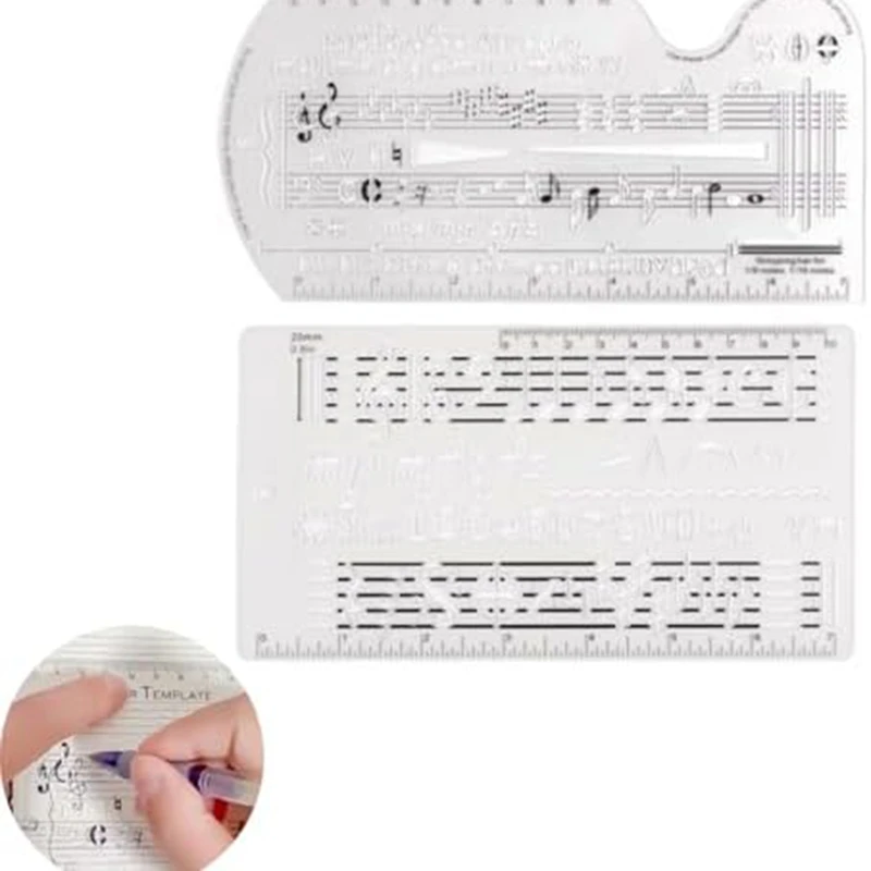 استنسل قالب التركيب لكاتب الأغاني، مسطرة رسم الموظفين، أداة تدوين التركيب لكاتب الأغاني، رموز الملحن