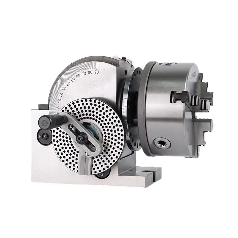 High Precision Universal Dividing Head with Chuck & Tailstock for CNC Milling Machine Tool Accessories
