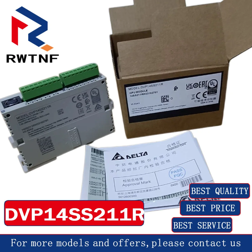 Brand New Genuine DVP14SS211R Delta Programmable Logic Controller,100% original warehouse stock