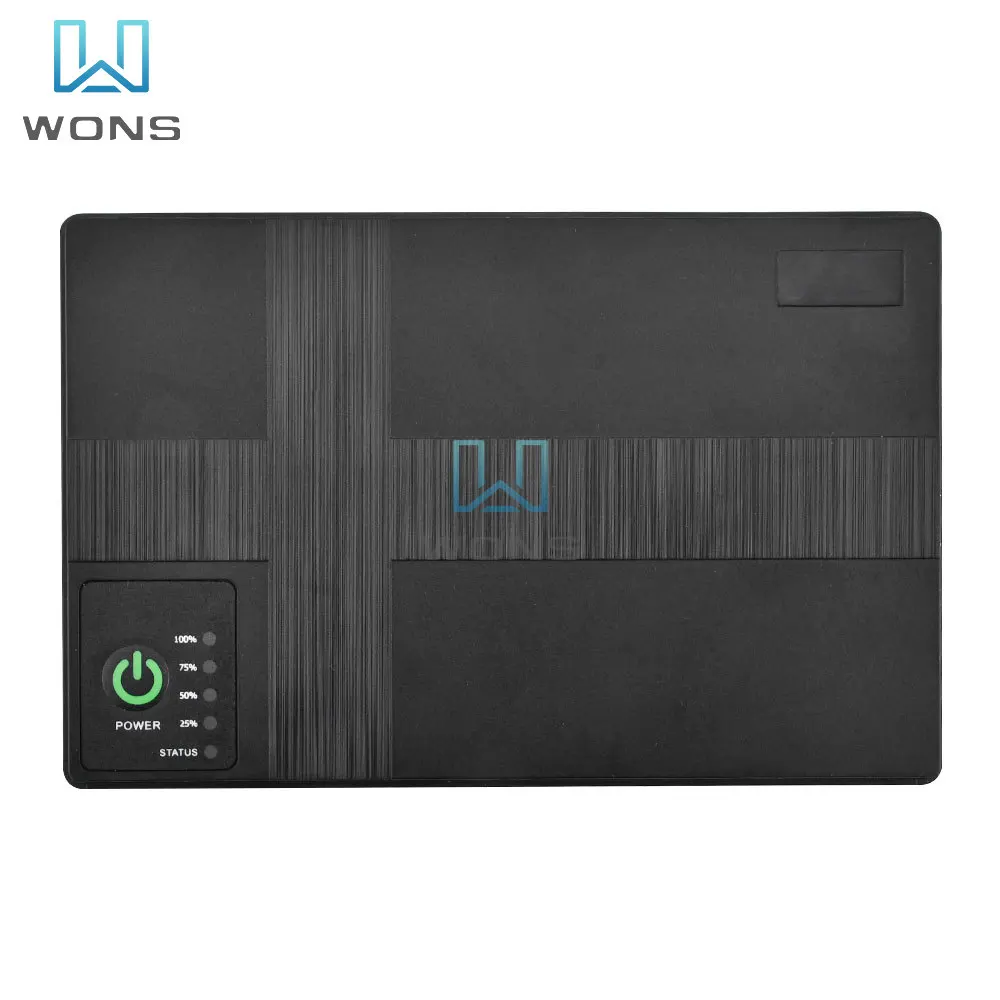 UPS Uninterruptible Power Supply 10400mAh 5V 9V 12V 2A 15V 24V 1A Battery Backup Unit Output for Wireless Router EU Plug