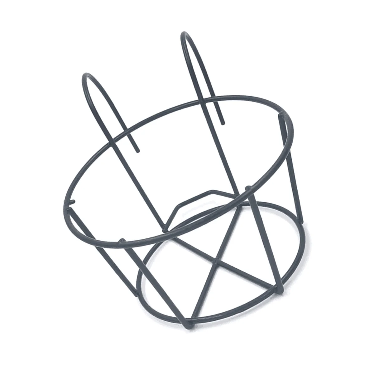 أصيص زهور معدني من الحديد الهندسي بحجم حامل، ديكور مكتب منزلي متين، سهل الري، تصميم ثابت لزراعة المعادن