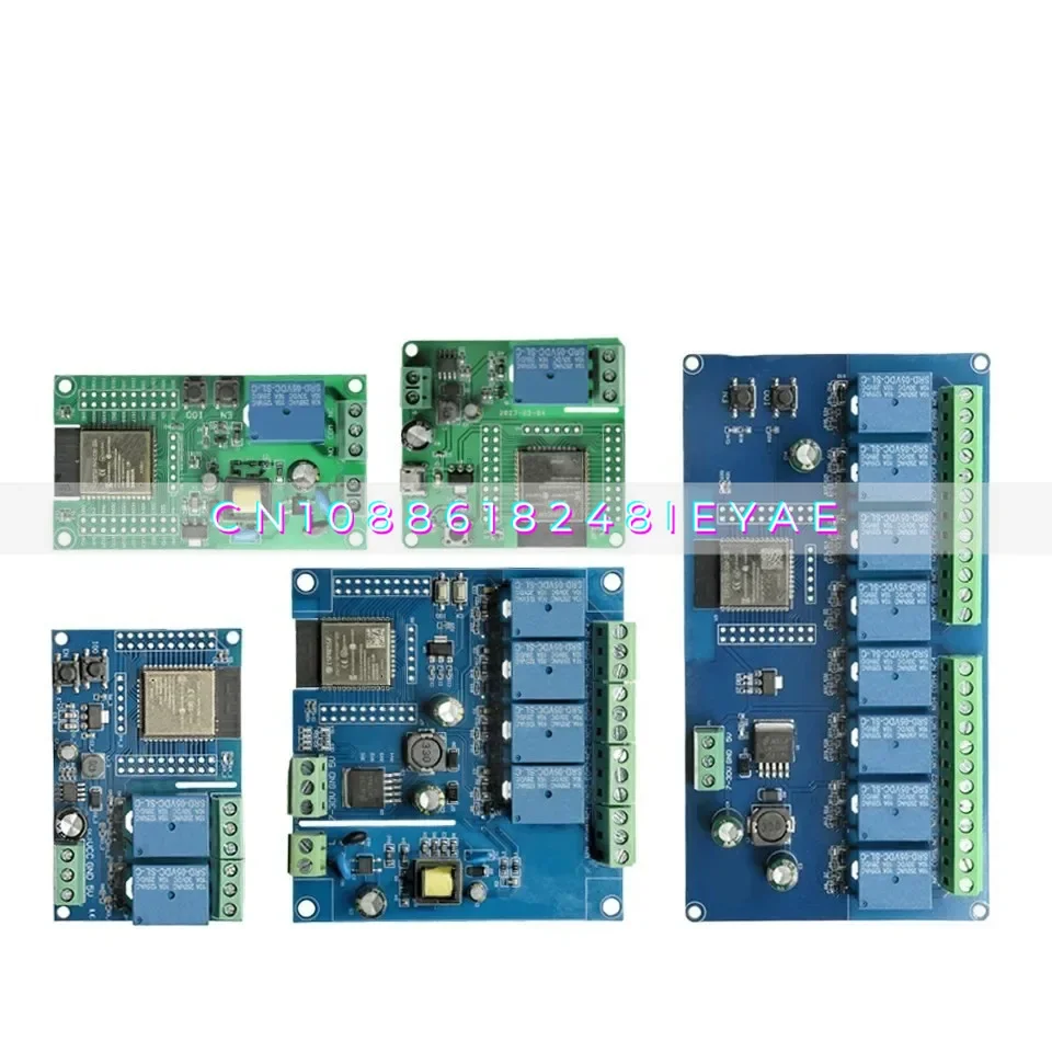 

ESP32 WIFI Bluetooth BLE Single Channel Dual Channel 4 Channel 8 Channel, Relay Module ESP32 Secondary Development Board