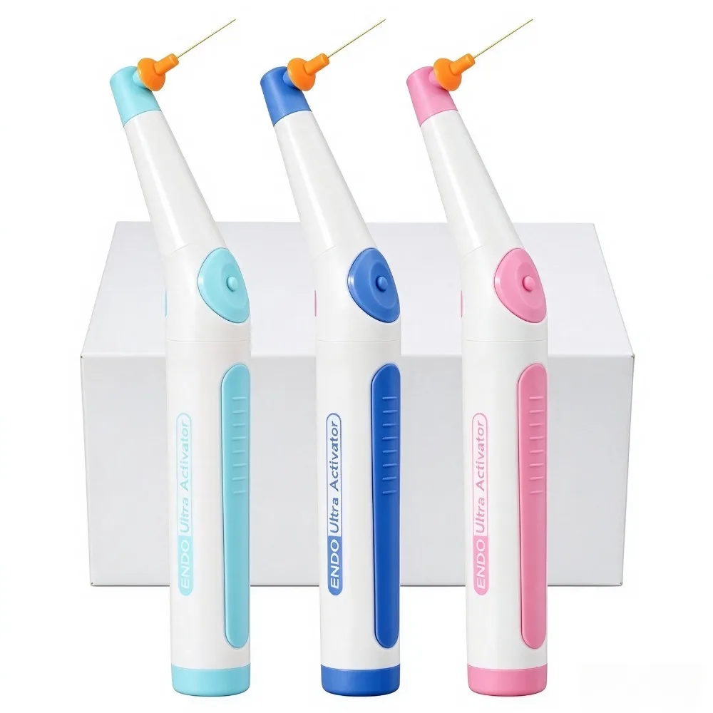 Dental Endo Ultra Activator Sonic Root Canal Irrigator 3 Speeds with 60Pcs Free Endodontic Irrigation Tips
