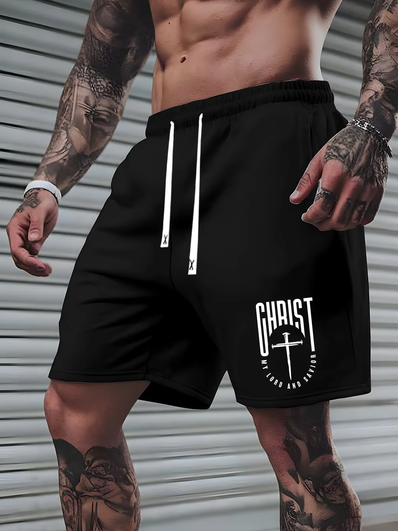 

Мужские модные повседневные спортивные шорты с узором из чистого хлопка, дышащие и прочные, идеально подходят для летних путешествий и отпуска.