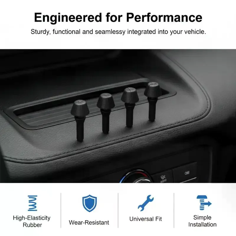 Protect Armrests From Wear! Center Console Storage Box Armrest Cushion Pad, Rubber Mat For  Avensis & Camry