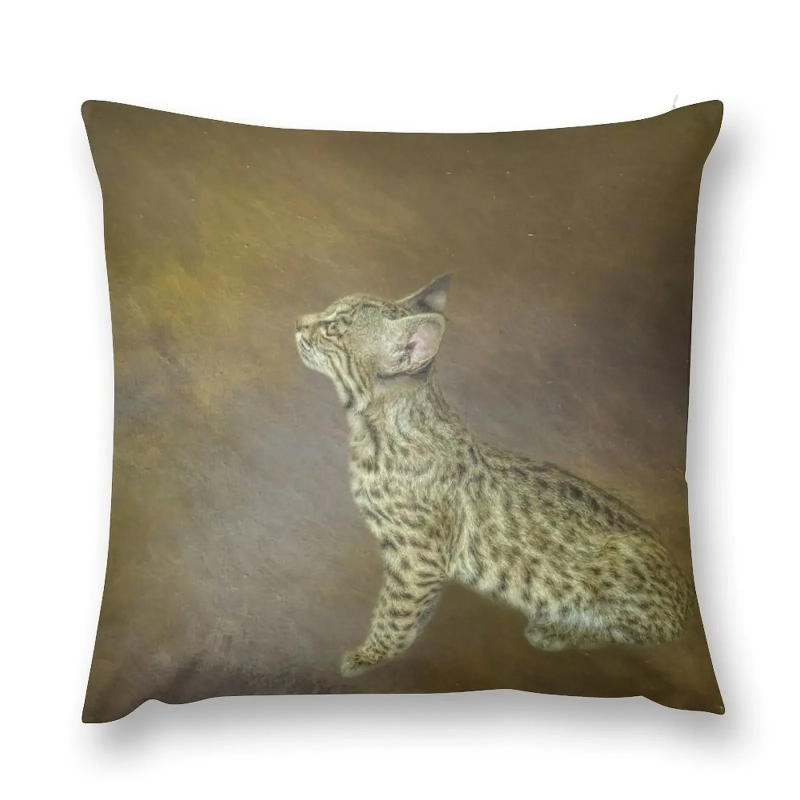 Bobcat Baby Throw Pillow luxury sofa pillows Sitting Cushion christmas ornaments 2025 pillow