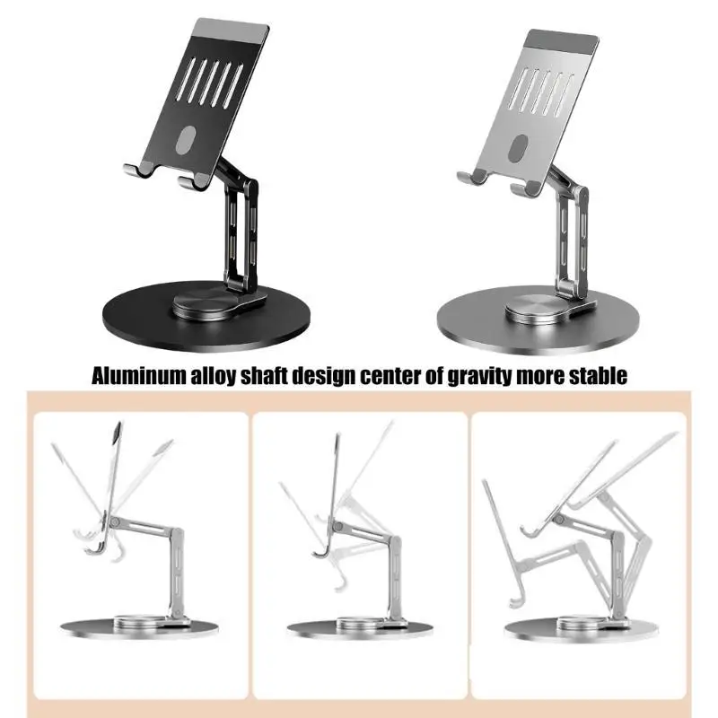 

652F Upgrades Phone Stand for Desk 360 Rotatable Phone Stand Desk Phone Brackets