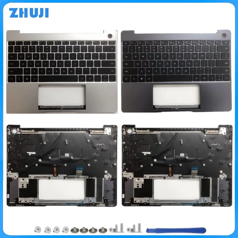 For Matebook 13 WRT-W09 W19L W29L WRTB-WFE9L WAH9L WFH9LWRT/WRTB Part Palmrest With Backlit Keyboard