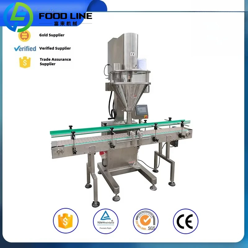 Factory Price 50g Milk Powder Automatic Packing Machine Can Jar Bottle Protein Powder Auger Filling Machine