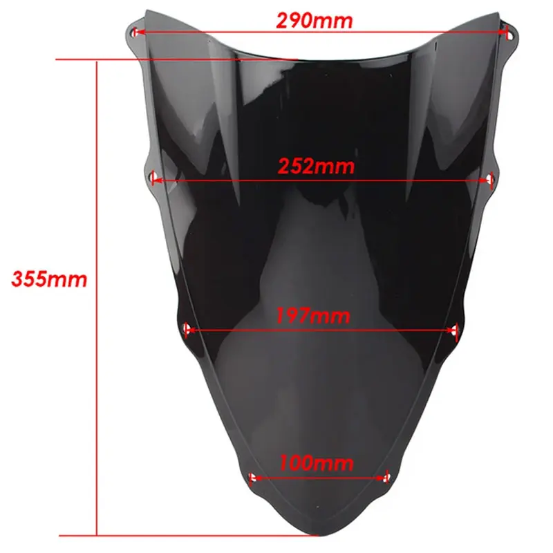 For Ducati 1299 1299S Panigale S 959 2015 2016 2017 2018 2019 2020 2021 Windscreen Screen Wind Screen Double Bubble Windshield