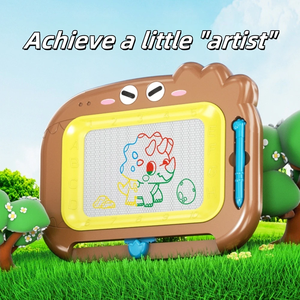 لغز التعليم المبكر للأطفال، لوحة رسم ملونة، لوحة كتابة قابلة للمسح، لعبة جرافيتي، هدية لعبة مثالية للأولاد والبنات