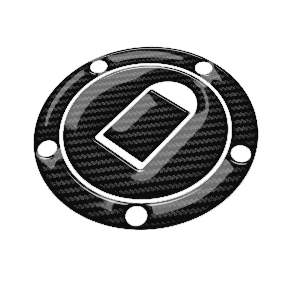 Transparante motorfiets tankdop bescherming sticker voor Kawasaki modellen vanaf 2000-2005 (5 gaten) decoratie