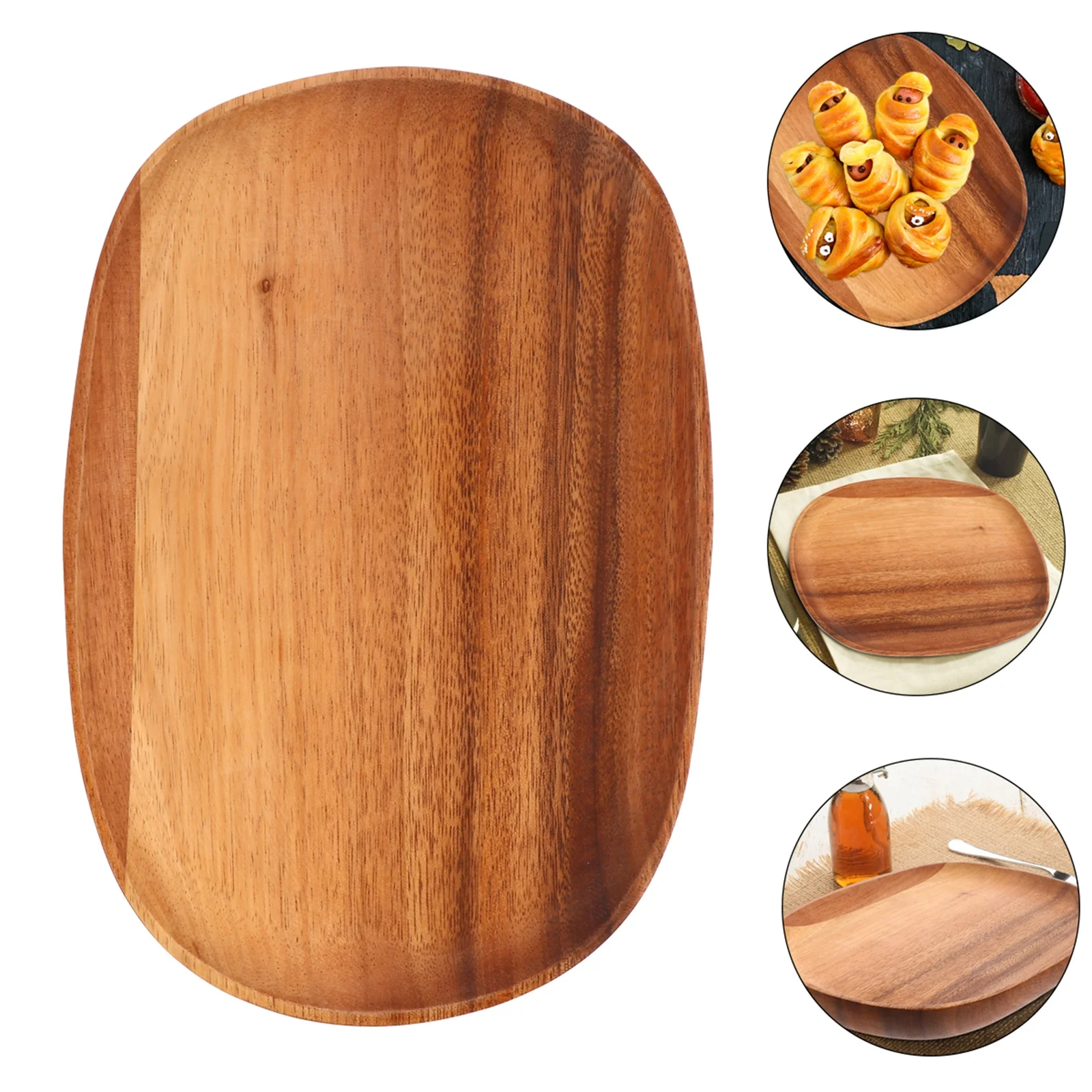 

Sushi Plate Decorative Dinner Tray Salad Dish Food Tray Kitchen Supply Premium Material Practical Kitchen Supply Use
