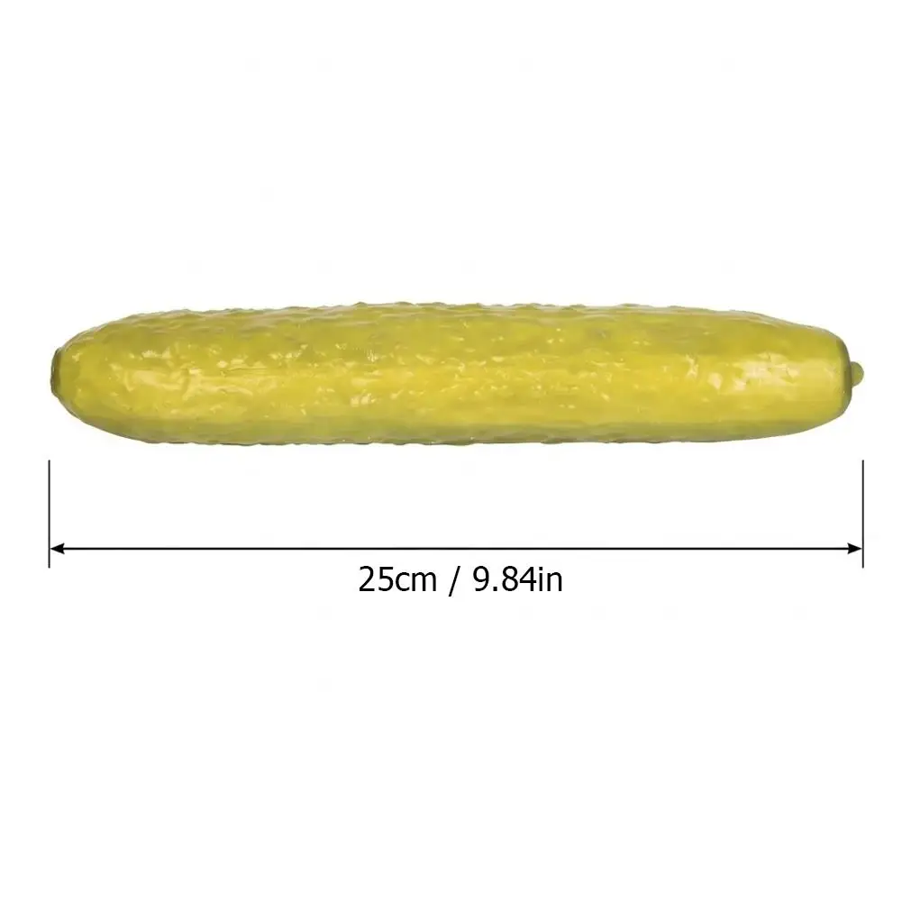 Jumbo Pickle Squishy Stressabbau-Set, Großer Gurken-Quetschball, Langsam Aufsteigender Stresskiller für Erwachsene – Detail 10
