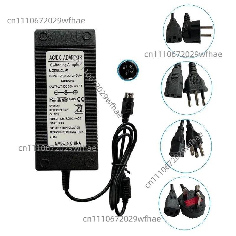 TWADP100 4pin 20V 5A Power Supply Adapter Applicable For GE vivid i Color Ultrasound Charger Power Supply Adapter Applicable