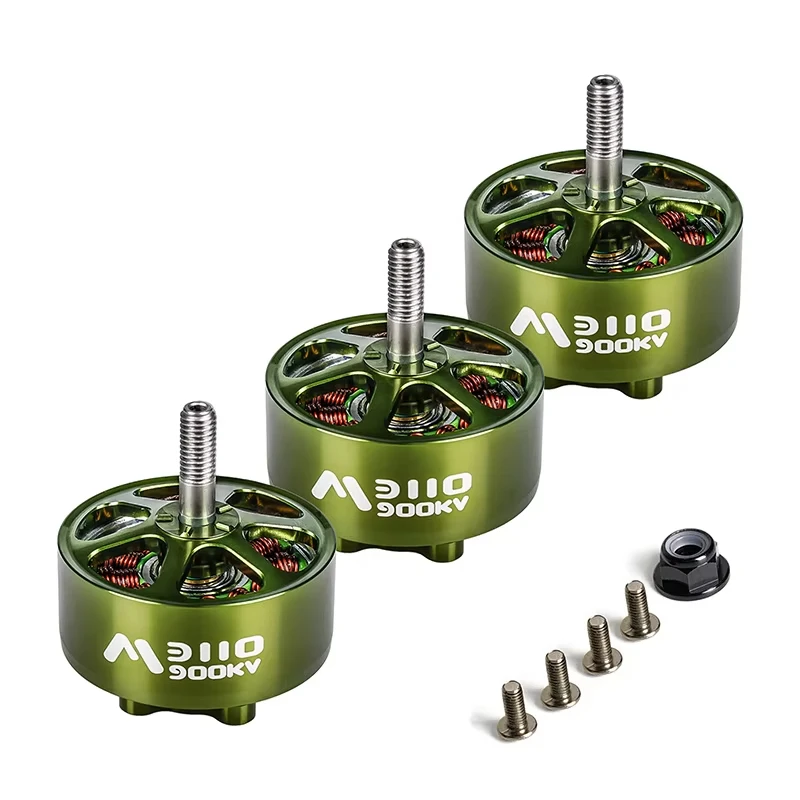 FLASHHOBBY Mars M3110 3110 900KV, moteur sans balais 3-6S LiPo pour Drone FPV Freestyle longue portée, pièces de bricolage, 4 pièces