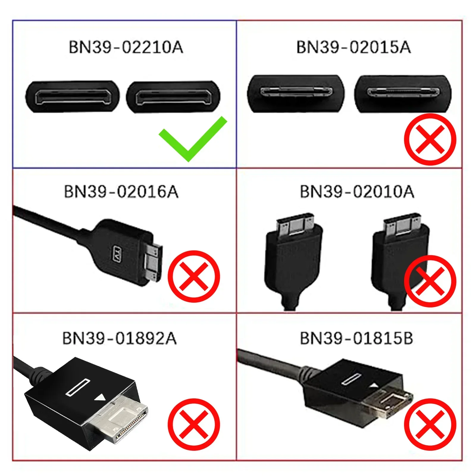 Brand NEW 3M BN39-02210A BN39-02248A One Connect Cable Compatible with Samsung is for UN49KS7000F UN55KS9000F UN60KS8000F TV