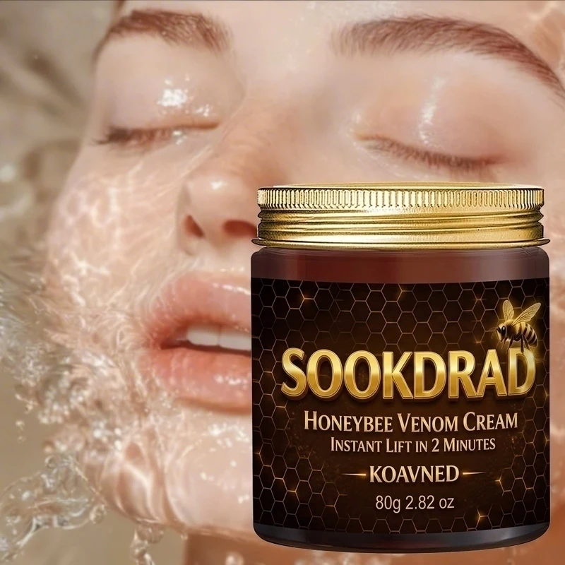 Honeybee Venom Cream, natural extract, light absorbable, face/neck, unisex,80g/2.82oz, all skin, morning care