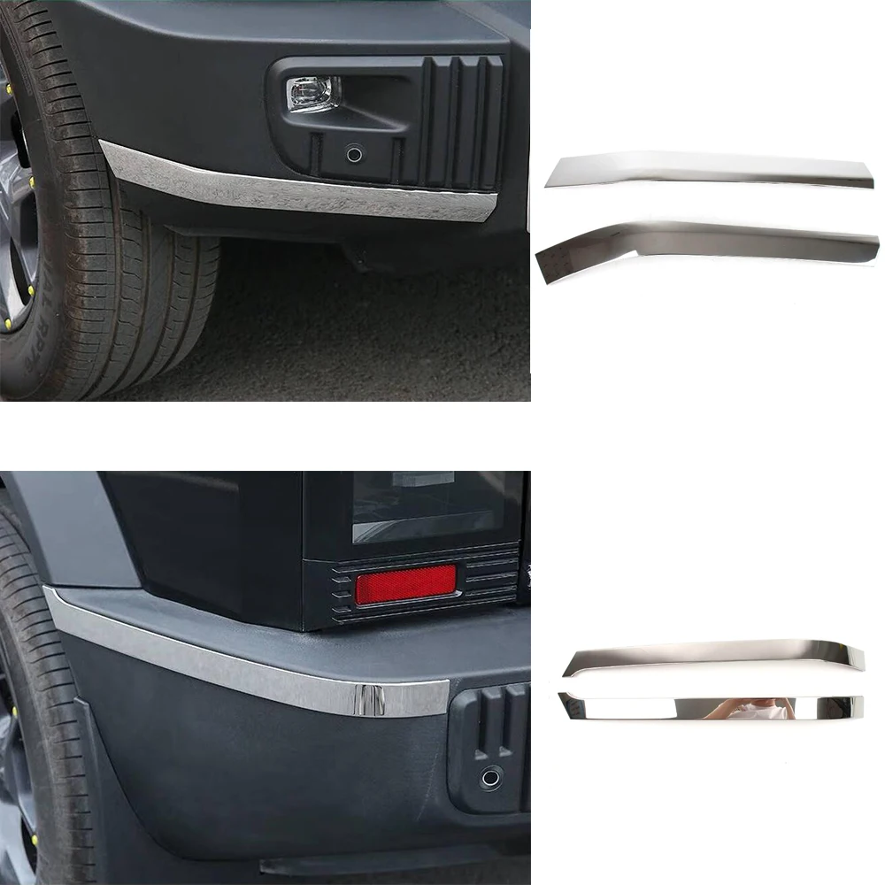 

Car Front Bumper Corner Protector Decoration Trims For Jetour Traveler T2 2023 2024 Rear corner Bumper protector Accessories