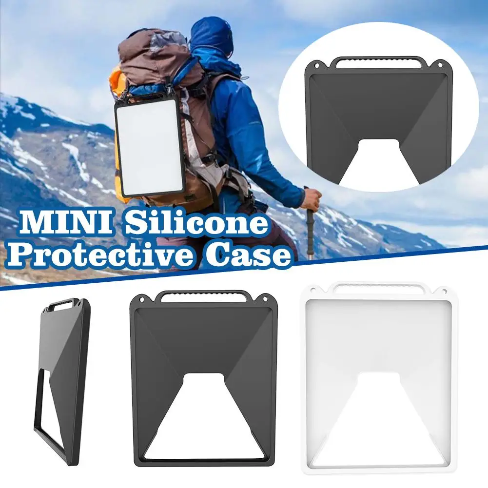 For Starlink Mini Silicone Protective Cover Anti-bump Carabiner Waterproof Anti-drop & Outdoor With Portable L8h7