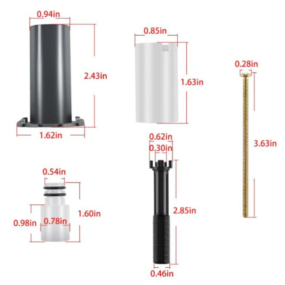 For Grohe 14048000 Compatible Extension Set for Grohtherm SmartControl Trims to Accommodate Rough-in to Trim Spacing
