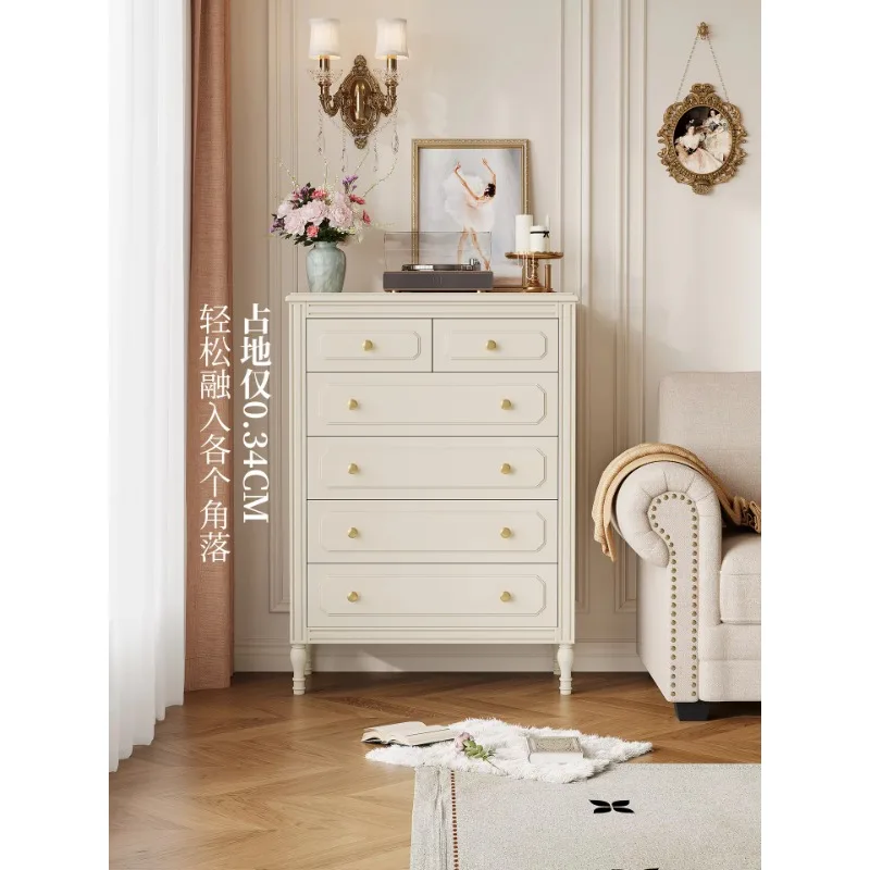 

X The chest is all solid wood for home use, living room is against wall with six buckets, and the bedroom locker.