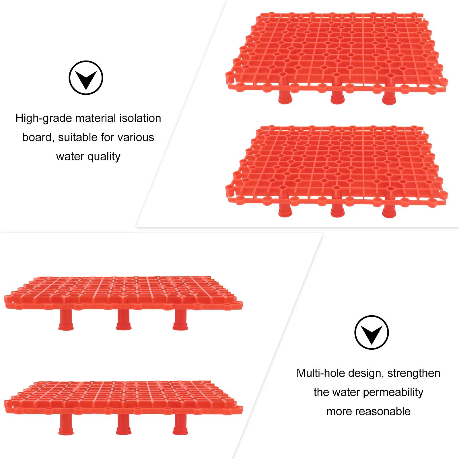 

PVC Fish Tank Filtration Plate Aquarium Division Board Filter Grid Practical Accessory Pet Fish Breeding Water Permeability