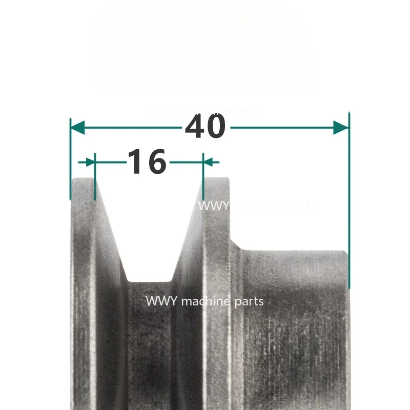 

Подходит для 1 шт. внешнего диаметра: ширина слота 70 мм: чугунный шкив двигателя с одним слотом типа 1B, полный шкив с V-образным ремнем