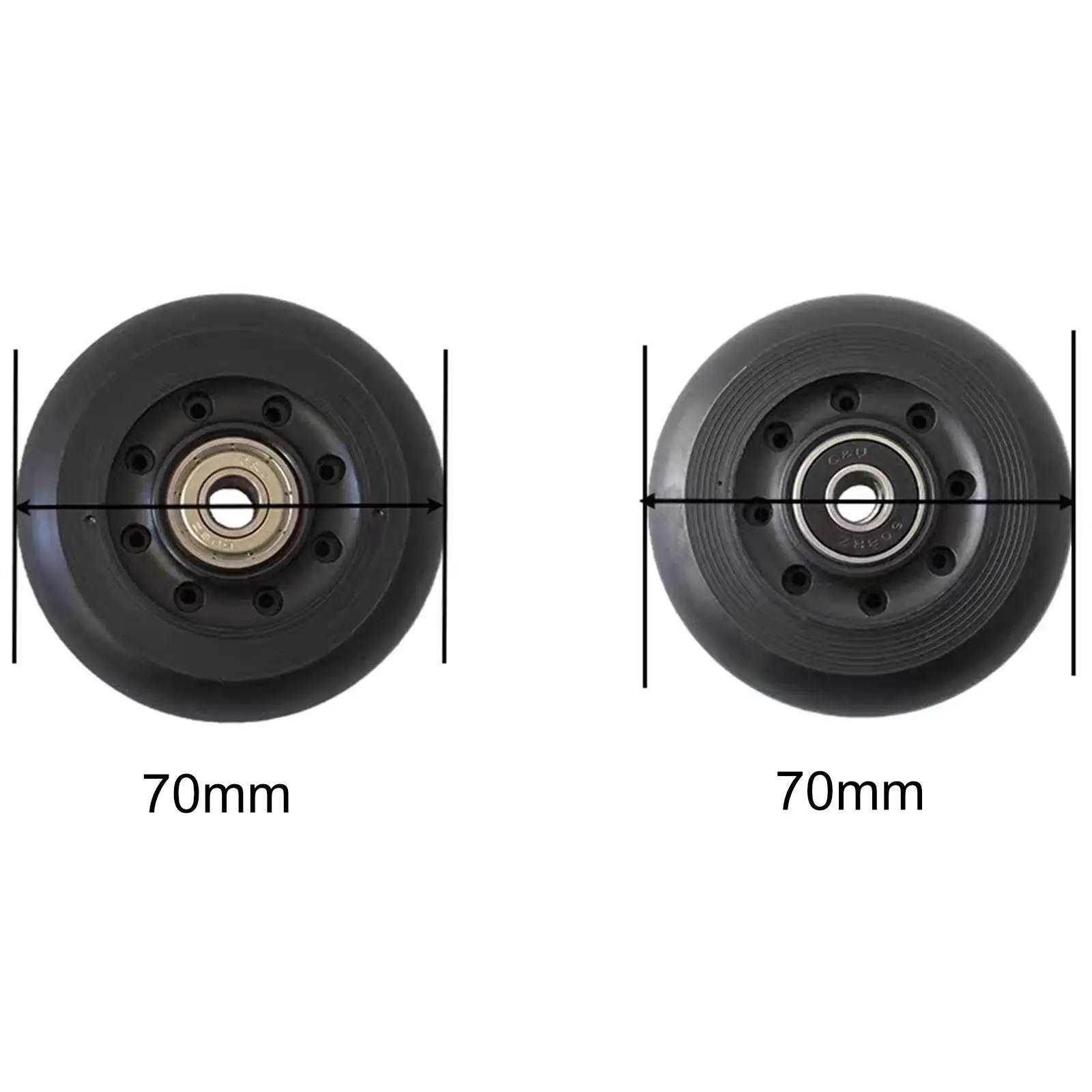 Pilates Reformer Wheel Black Women Maintenance Beginners Easy Installation Home Spare Quiet Supplies Fitness Gym Accessories
