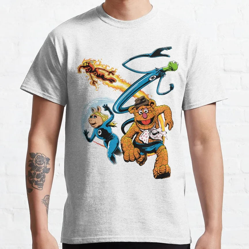 Funny Muptastic ALF 80s Cartoon graphic t shirts 90s Retro Style Alien Character TV Show Unisex t shirt Adult all size S-6XL view 2