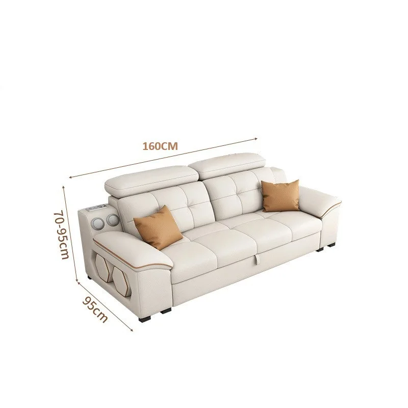 Sofa bed dual-purpose foldable, multi-functional simple small apartment