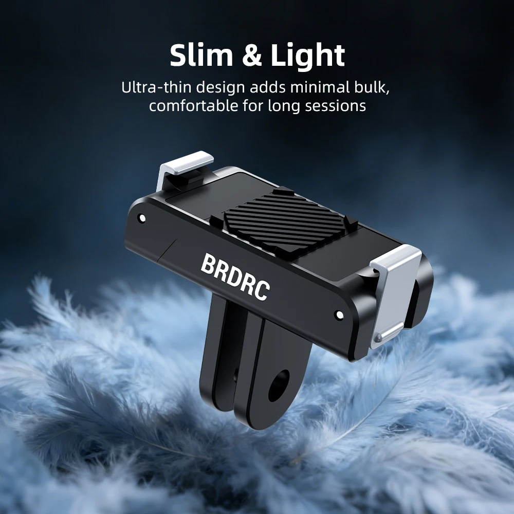 Magnetischer Adapter-Halter für DJI Action 6 5 Pro/4 3 Schnellwechsel-Basis für DJI Osmo 360 NANO Stativ-Adapter Selfie-Zubehör – Detail 5