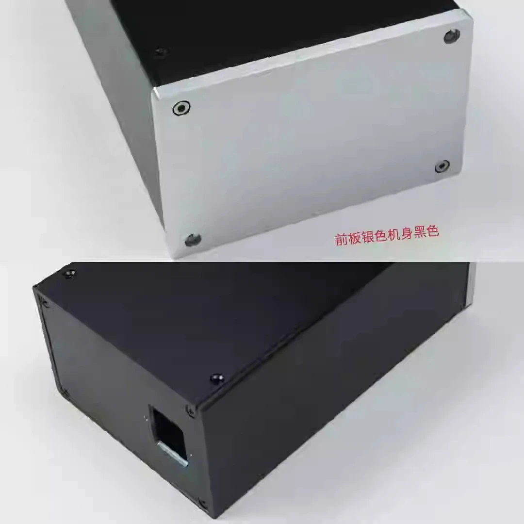 Type 1412 all-aluminum alloy chassis, size 140 * 120mm Applicable to multi-function power amplifier/headamp/industrial control