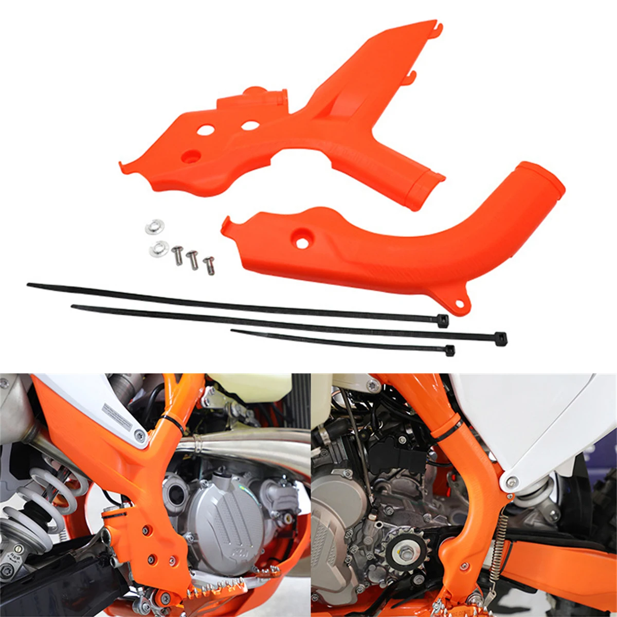 

For KTM 125 200 250 300 350 400 450 EXC EXCF SX SXF XC XCF XCW XCFW Motorcycle Frame Guards Covers Protectors 2020-2021 2022