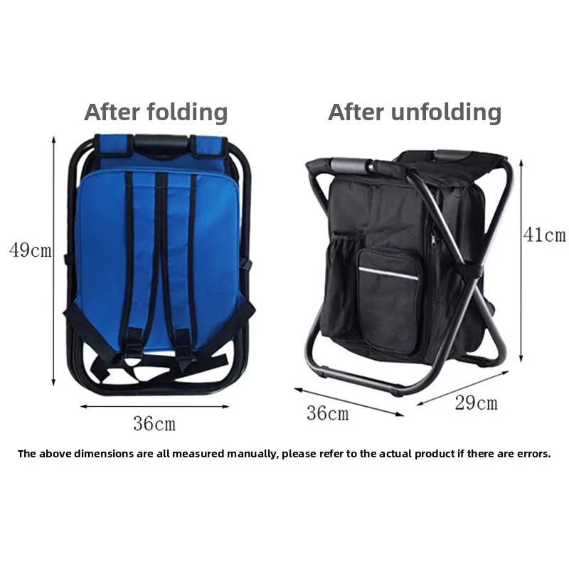 Portable Folding Mesh Chair Computer Study Office Balcony Outdoor Travel Seating Bi-Fold Single-Person Design Multiple Color
