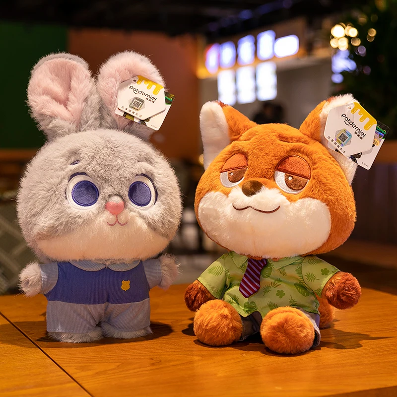

Zootopia Disney Judi Nick Cartoon Plush Toy Fox Rabbit Doll Gift Stuffed Animal Collectible for Kids And Fans