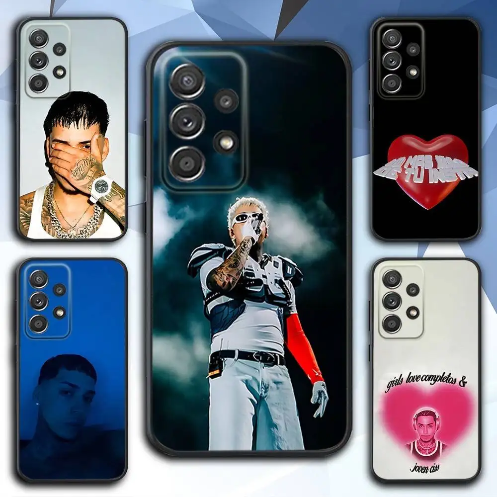 

Young C-Cister Qloo Phone Case For Samsung S 25,24,23,22,30,21,10,9,Ultra,Plus,Lite,FE,4,5 G Soft Black Case