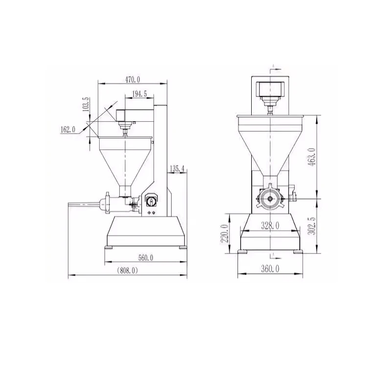 110V/220V Commercial Automatic Sausage Stuffer Filling Machine Stainless Steel  Sausage Enema Machine Large Capacity Hopper