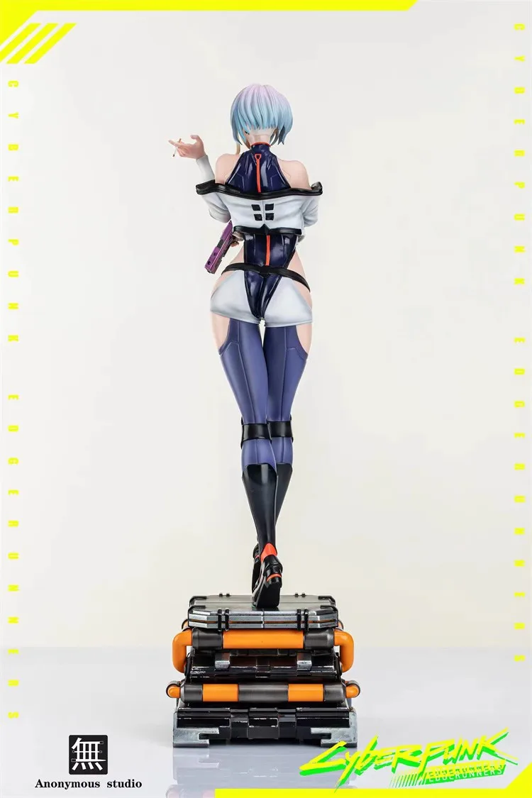 18CM 애니메이션 게임 사이버 펑크: Edgerunners 루시 그림 서 애니메이션 모델 장난감 선물 컬렉션 Aciton 그림 PVC