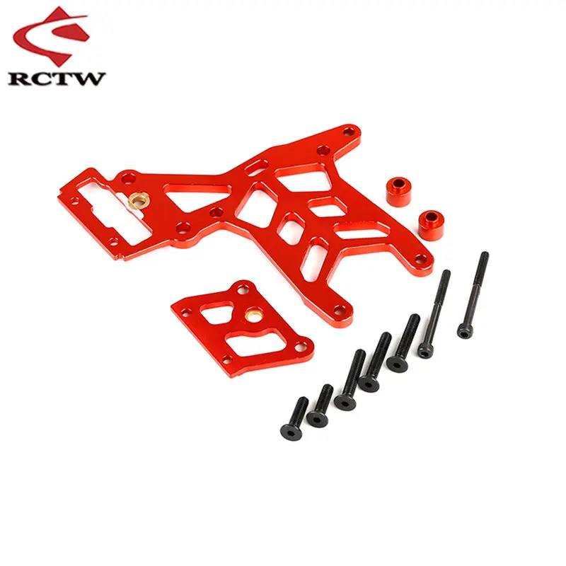 High Quality CNC Thickened Front or Rear Upper Connection Plate Set for 1/5 HPI ROFUN ROVAN KM BAJA 5B 5T 5SC Truck Rc Car Parts